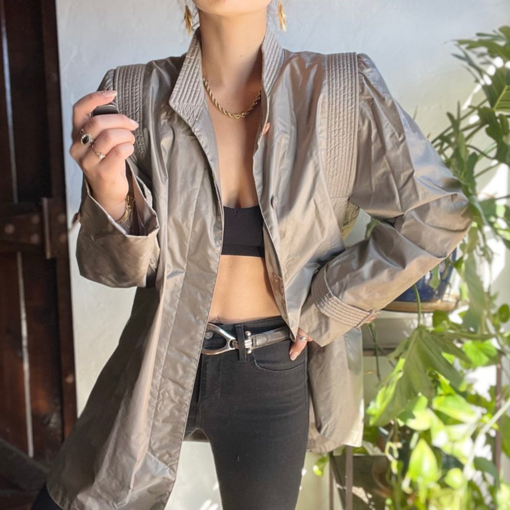 Vintage | 80s Fleetstreet Gray Raincoat